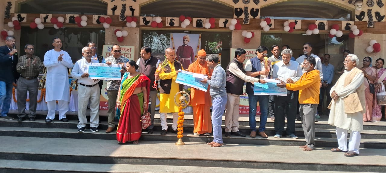 Volunteers at a charity drive