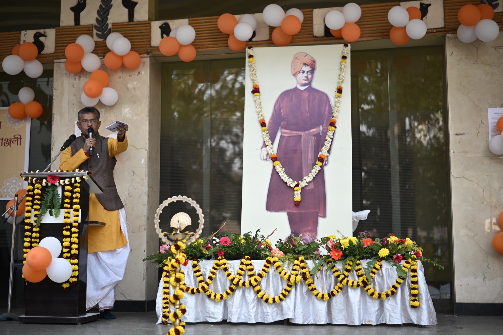 Volunteers at a charity drive