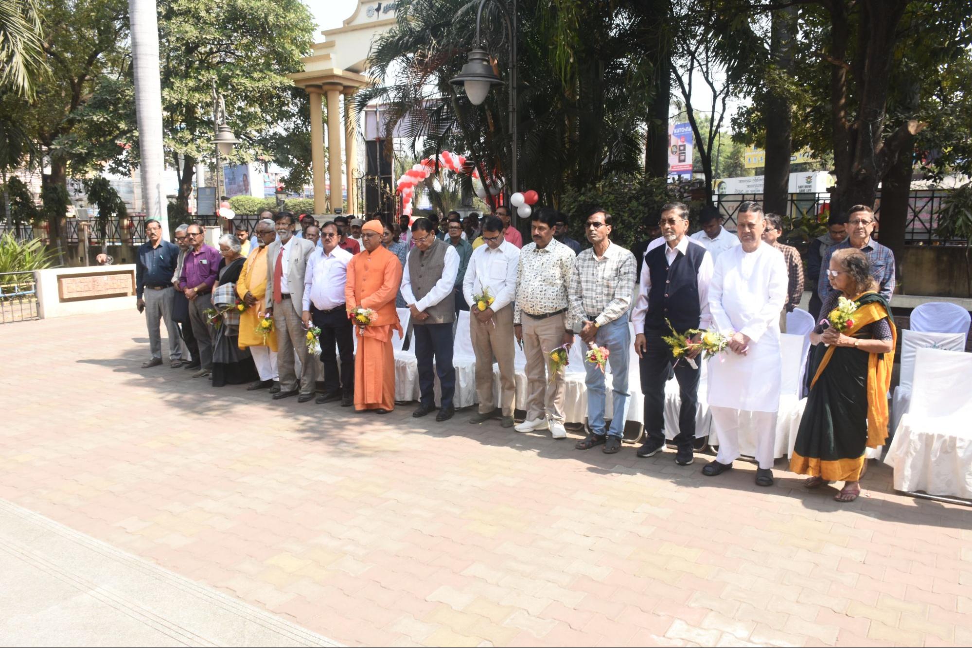 Volunteers at a charity drive