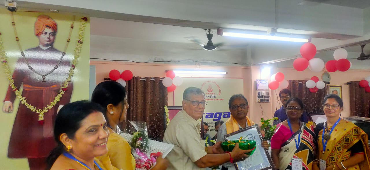Volunteers at a charity drive